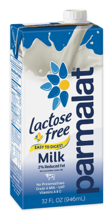 Carton of Lactose Free Milk